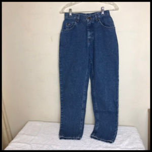Lee Straight Leg High Rise Classic Mom Jeans Size 4P